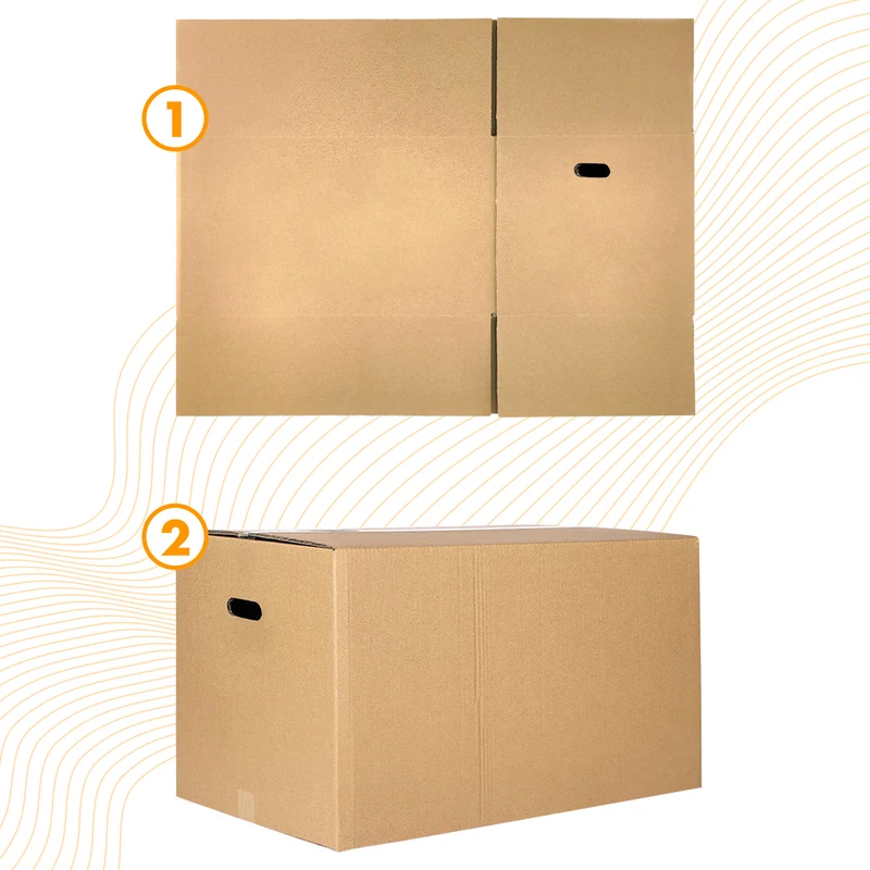 10 Scatoloni Con Maniglie Scatola Cartone A Doppia Onda Per Trasloco 60x40x40 cm Il Gruppone