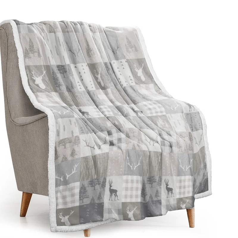 Plaid Morbidotto in MicroPile Fantasia - Petit Monte