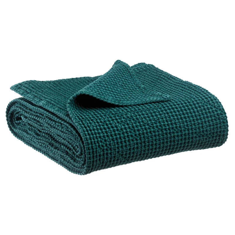 Plaid a Nido D'Ape StoneWashed in Cotone Riciclato - Maia Recycle