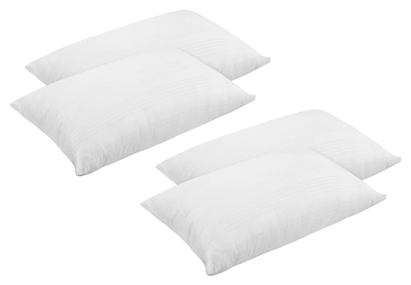 Coppia Federe Copriguanciale 100% Cotone Fodere Fasciate Con Zip Salva Cuscino Letto Bianche 50x80 Cm Certificate OekoTex Ideali Anche Per Hotel Strutture