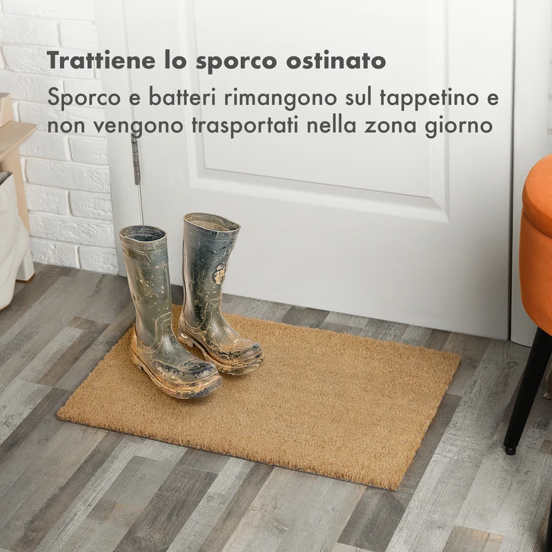 Zerbino Ingresso In Cocco Tappeto Antiscivolo Antibatterico 40 x 60 Il Gruppone