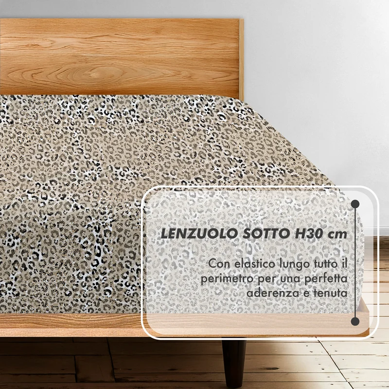 Completo Lenzuola Matrimoniale No Stiro in Morbida Microfibra e Made in Italy Il Gruppone