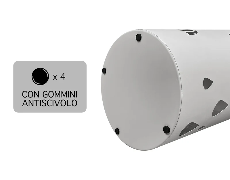 Portaombrelli Elegante Design Moderno in Metallo Con Ganci per ombrellini Il Gruppone