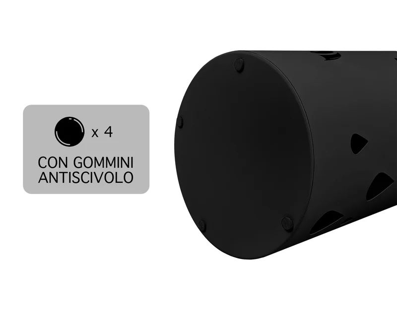 Portaombrelli Elegante Design Moderno in Metallo Con Ganci per ombrellini Il Gruppone