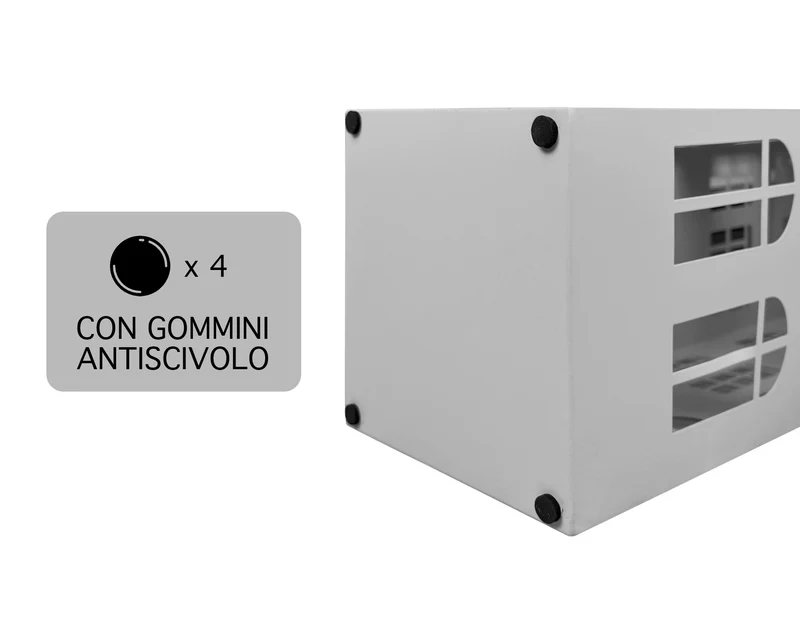 Portaombrelli Elegante Design Moderno in Metallo Con Ganci per ombrellini Il Gruppone