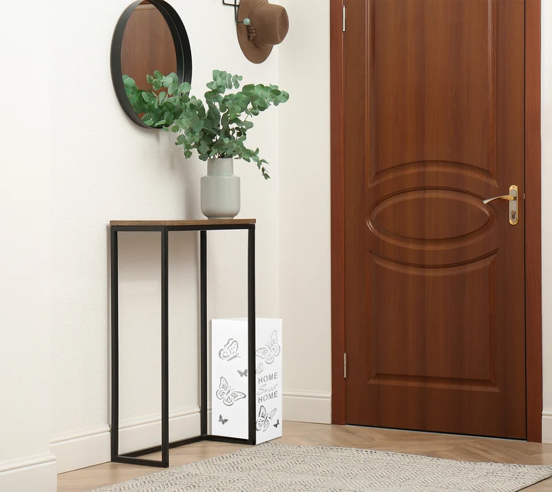 Portaombrelli Elegante Design Moderno in Metallo Con Ganci per ombrellini Il Gruppone