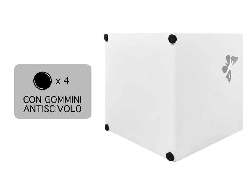 Portaombrelli Elegante Design Moderno in Metallo Con Ganci per ombrellini Il Gruppone