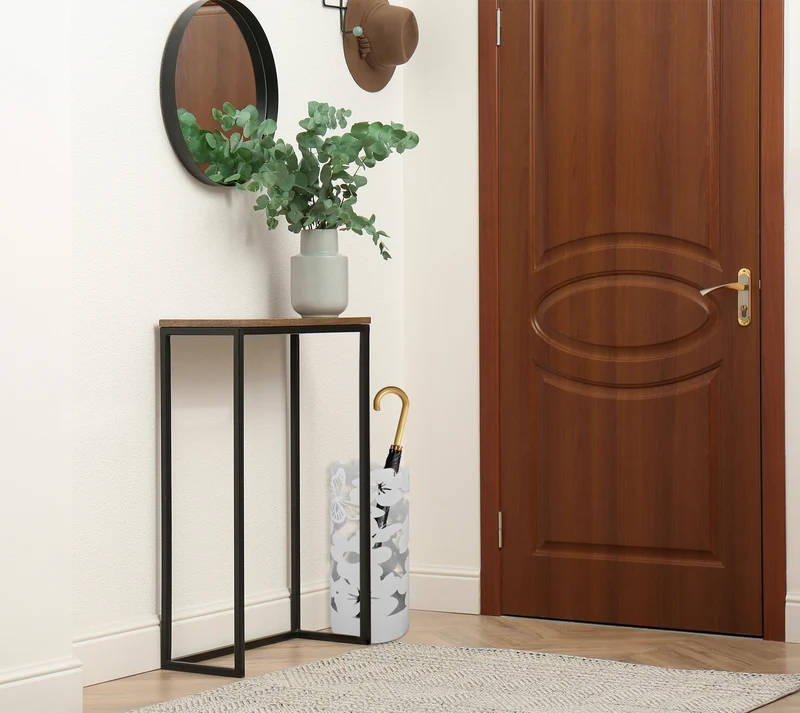 Portaombrelli Elegante Design Moderno in Metallo Con Ganci per ombrellini Il Gruppone