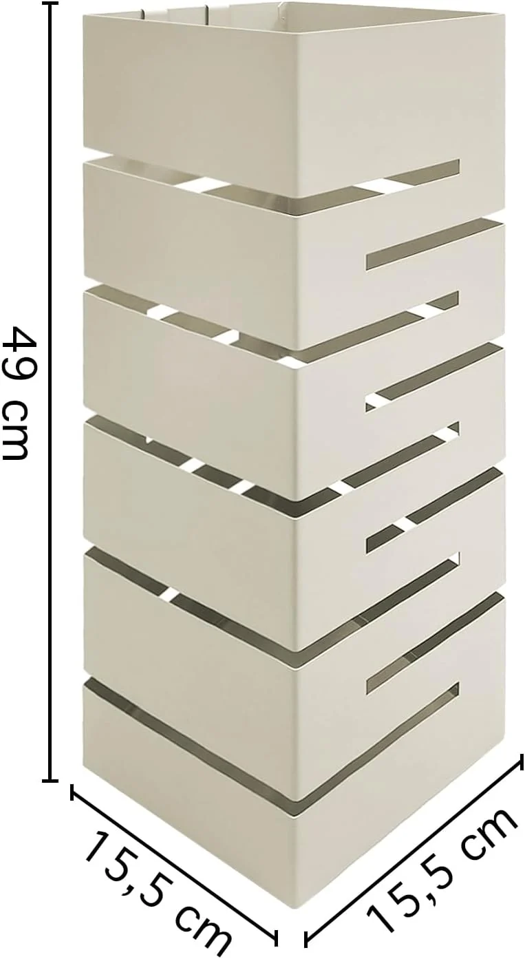 Portaombrelli Elegante Design Moderno in Metallo Con Ganci per ombrellini Il Gruppone