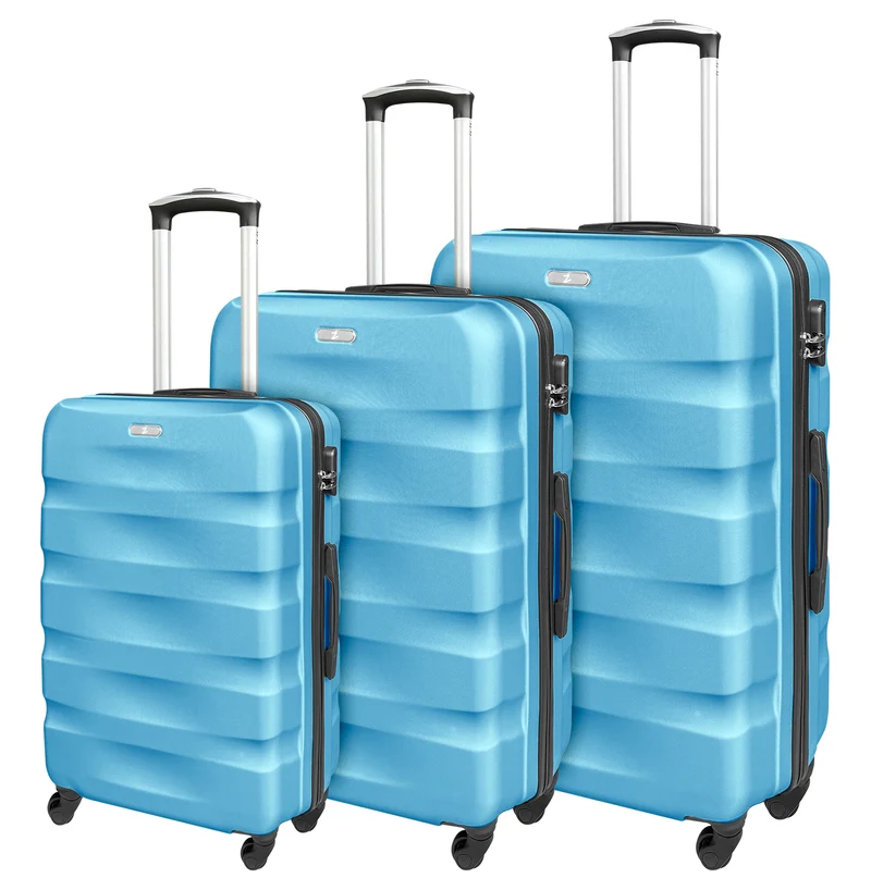 Set Di 3 Valigie Rigide ABS Valigia Da Viaggio Con Chiusura Lucchetto Il Gruppone