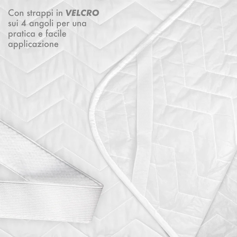 Coprirete Trapuntato Imbottito 190 g con Laccetti Traspirante Antiacaro Il Gruppone