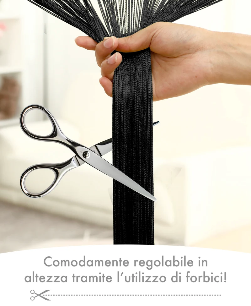 Tenda A Fili Stringhe Finestre Porta Finestra Elegante Tinta Unita Il Gruppone