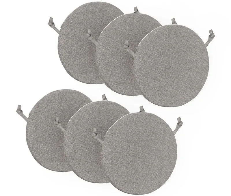 Cuscini Rotondi per Sedie Ø40 cm Imbottiti e Sfoderabili con Lacci Made in Italy Il Gruppone