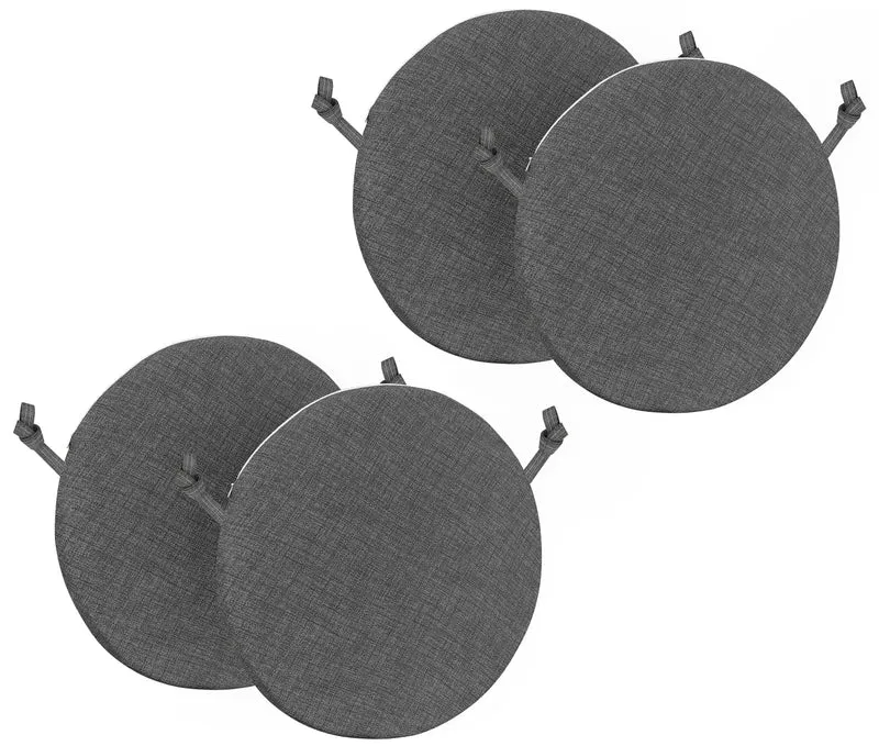Cuscini Rotondi per Sedie Ø40 cm Imbottiti e Sfoderabili con Lacci Made in Italy Il Gruppone