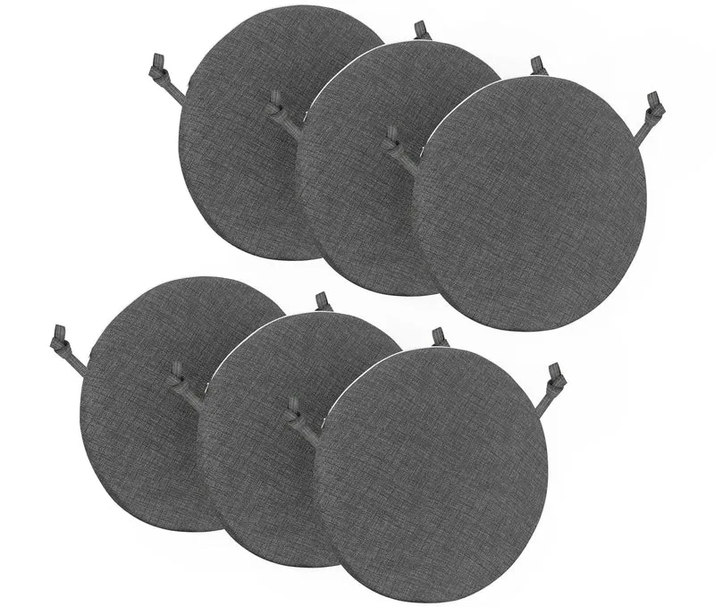 Cuscini Rotondi per Sedie Ø40 cm Imbottiti e Sfoderabili con Lacci Made in Italy Il Gruppone