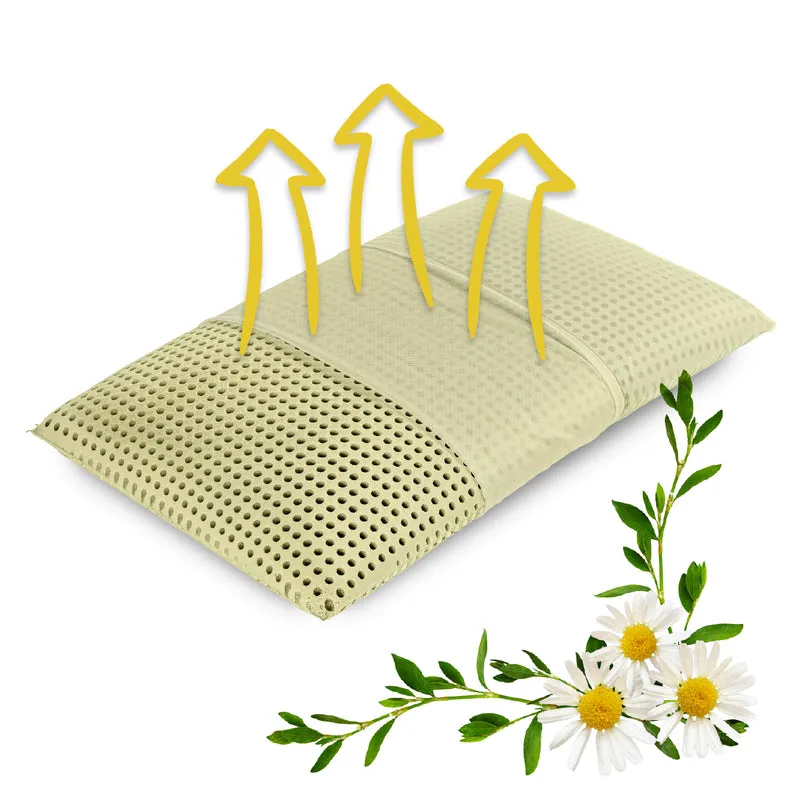 Guanciale in Memory Foam Microforato con Aromaterapia Sfoderabile Made in Italy Il Gruppone