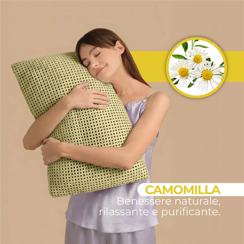 Guanciale in Memory Foam Microforato con Aromaterapia Sfoderabile Made in Italy Il Gruppone