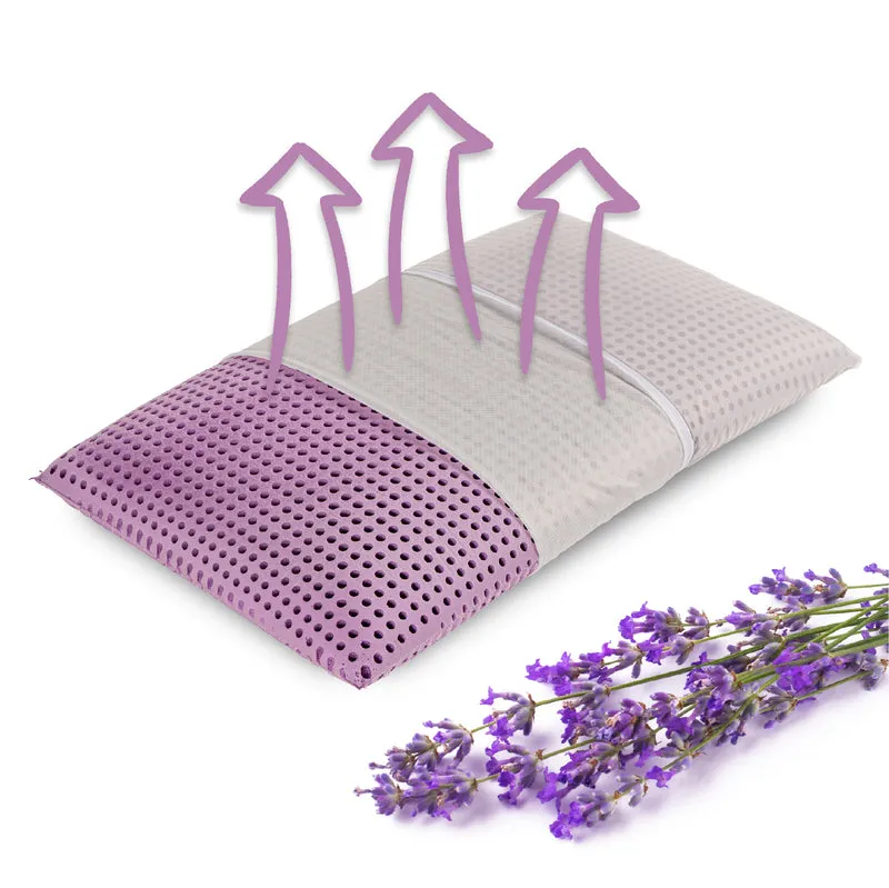 Guanciale in Memory Foam Microforato con Aromaterapia Sfoderabile Made in Italy Il Gruppone