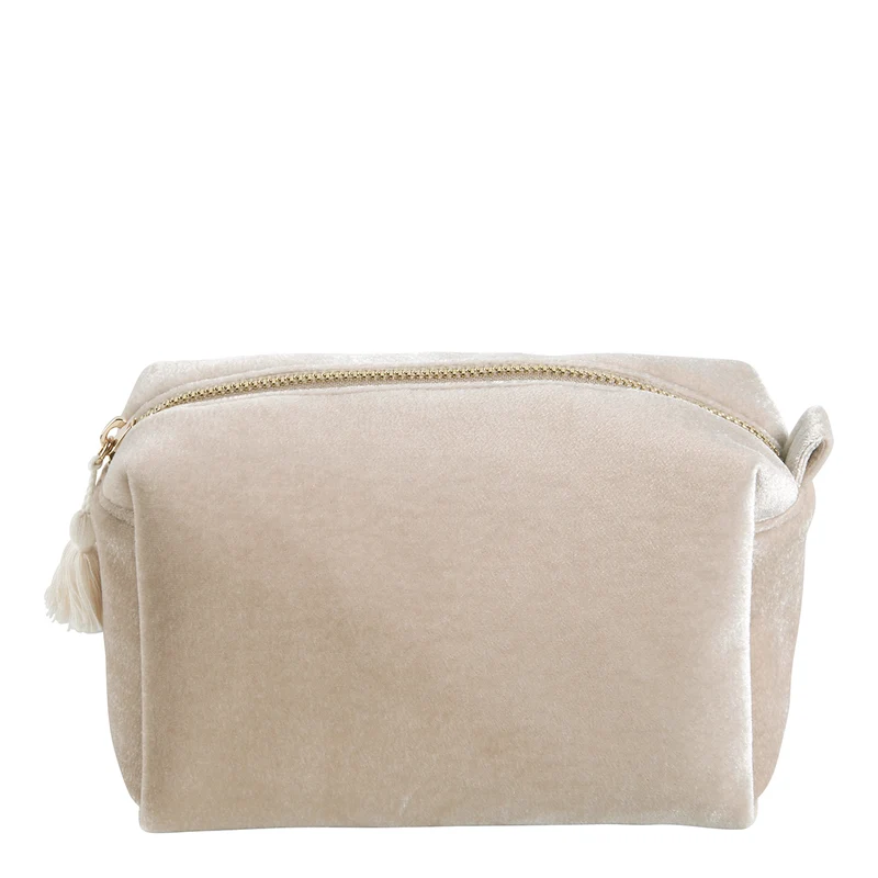 Trousse da Bagno in Velluto Tinta Unita - Velours