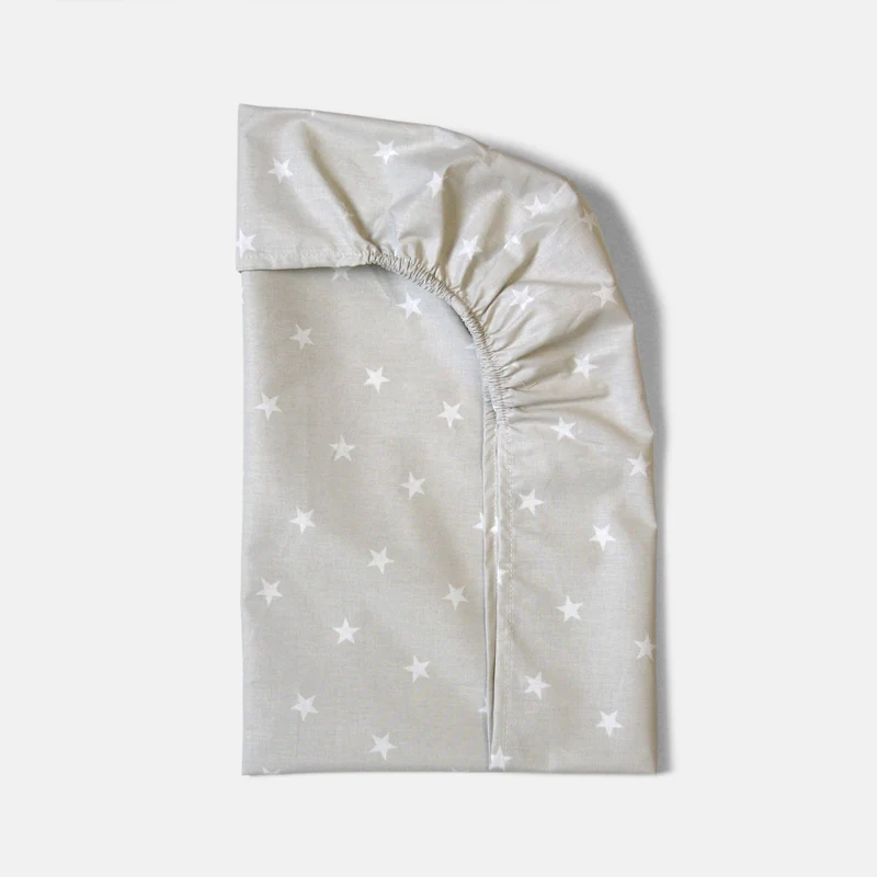 Lenzuolo Beige Stelle Bianche
