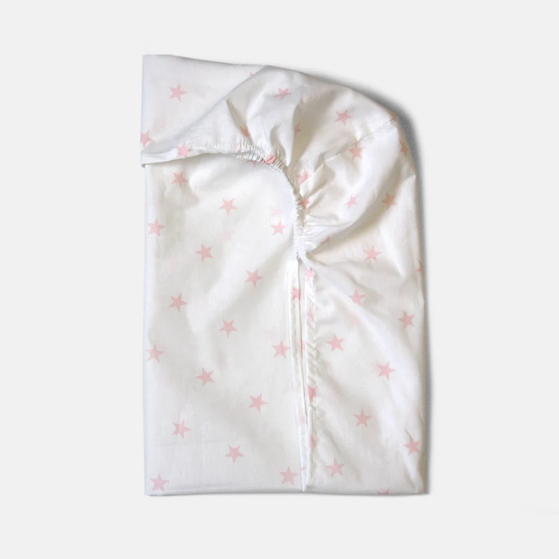 Lenzuolo Bianco Stelle Rosa