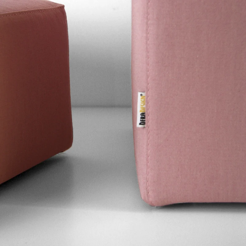 Pouf Rosa Antico