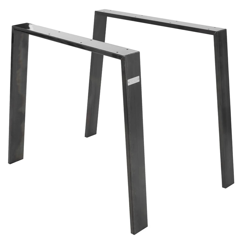 Tischbeine Tischgestell Trapez-Loft-Design aus Stahl ML-Design