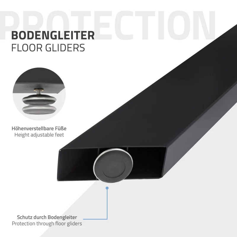 Tischbeine Tischgestell XX-Design aus Stahl ML-Design
