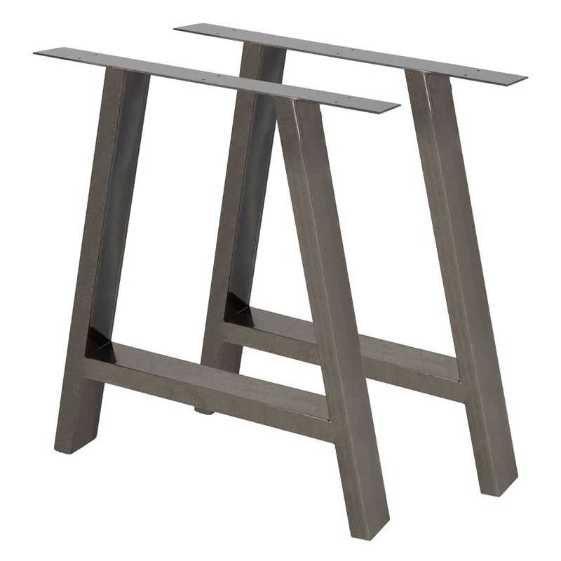 Tischbeine Tischgestell 2er Set A-Design aus Stahl ML-Design