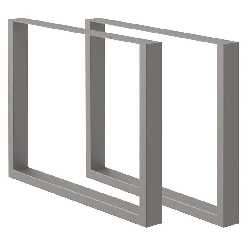 Tischbeine Tischgestell 2er Set U-Design aus Stahl ML-Design