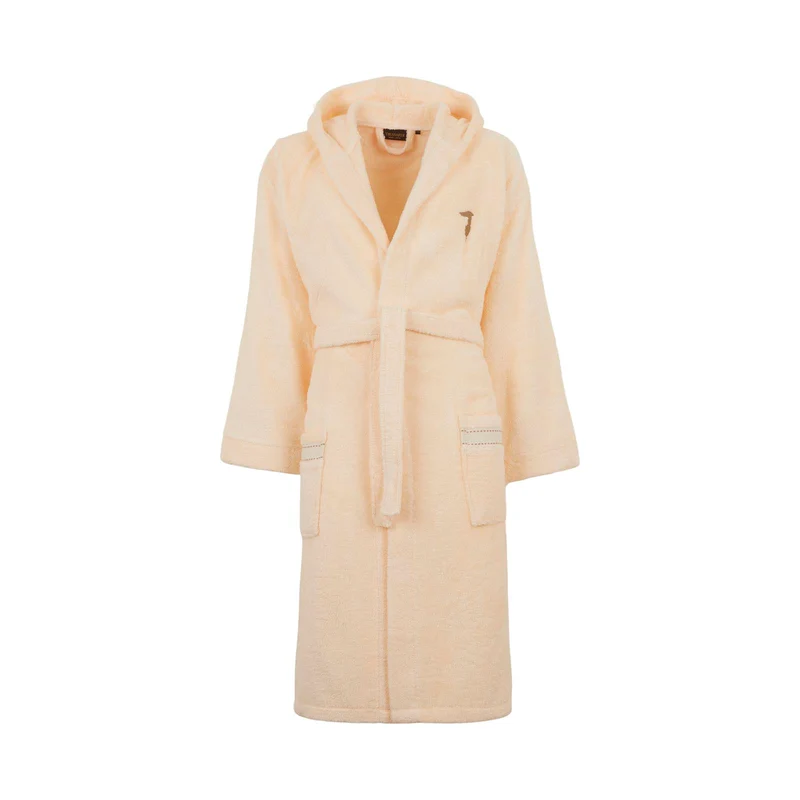 Accappatoio con Cappuccio ribbon in Cotone 380 gr/mq