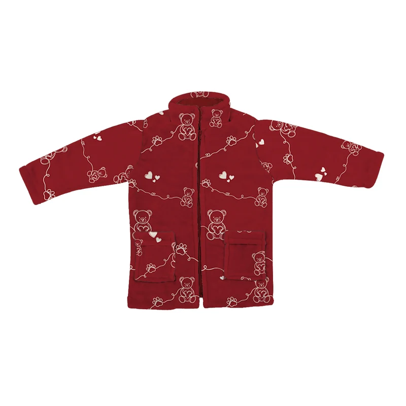 Vestaglia per Bambino in Micropile Stampata - Dreaming Bear