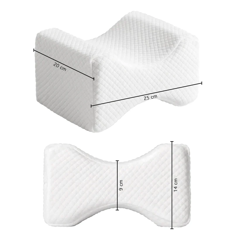 Cuscino Gambe Ergonomico in Memory Foam per Ginocchia Certificato Oeko-Tex Il Gruppone