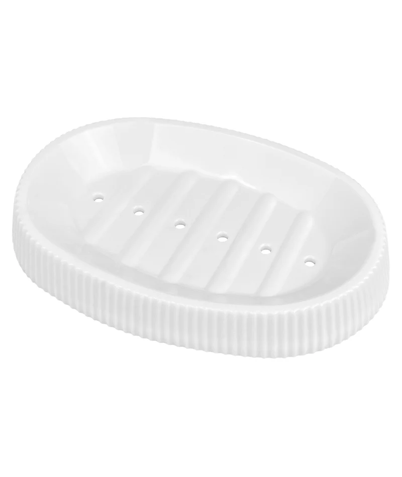 Set Accessori Bagno 5 Pezzi Design Moderno in Plastica Il Gruppone