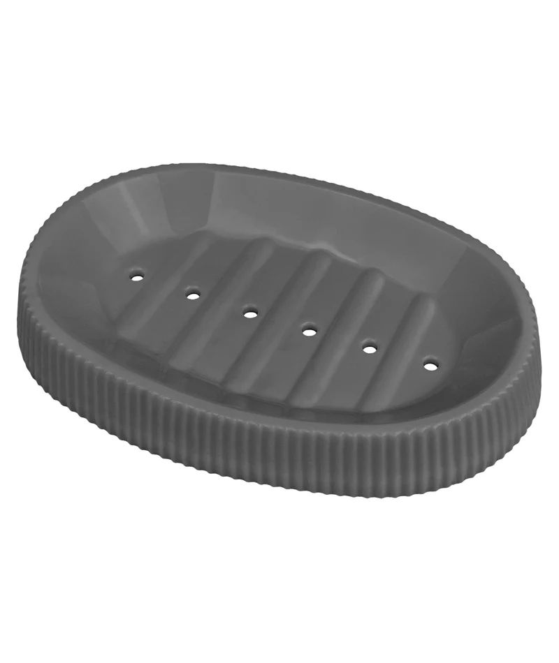 Set Accessori Bagno 5 Pezzi Design Moderno in Plastica Il Gruppone