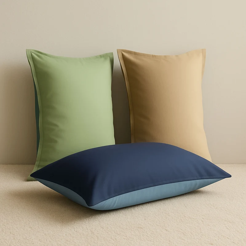 Federa in Raso di Cotone 300TC Double Face - Gottardo Bicolor