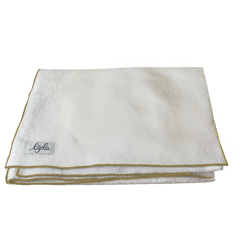 Telo da Bagno in Spugna di Cotone con finiture Overlock - Reunus