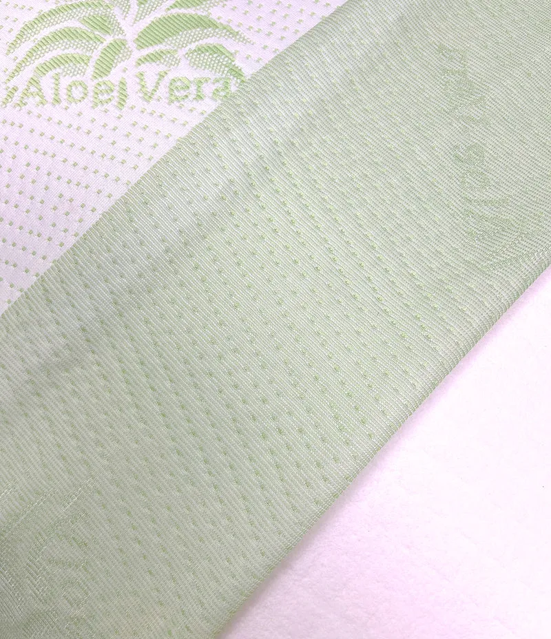 Coppia Guanciali In Vero Memory Foam Cuscino Saponetta Fodera Aloe Vera antiacaro