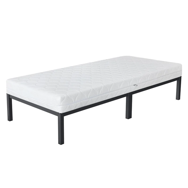 Bettgestell Einzelbett Metallbett mit Lattenrost ML-Design