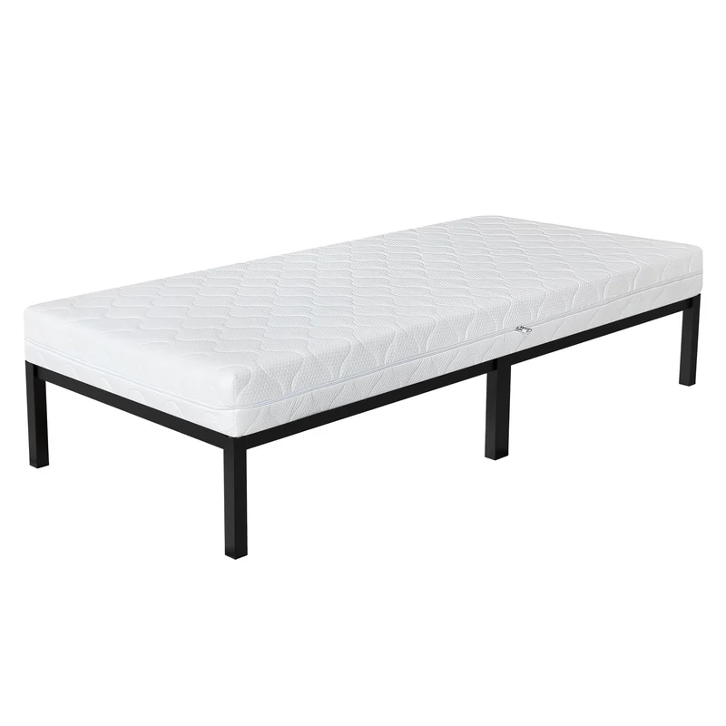 Bettgestell Einzelbett Metallbett mit Lattenrost ML-Design