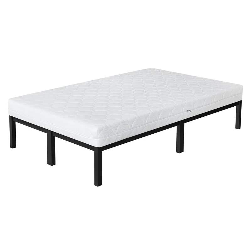 Bettgestell Einzelbett Metallbett mit Lattenrost ML-Design