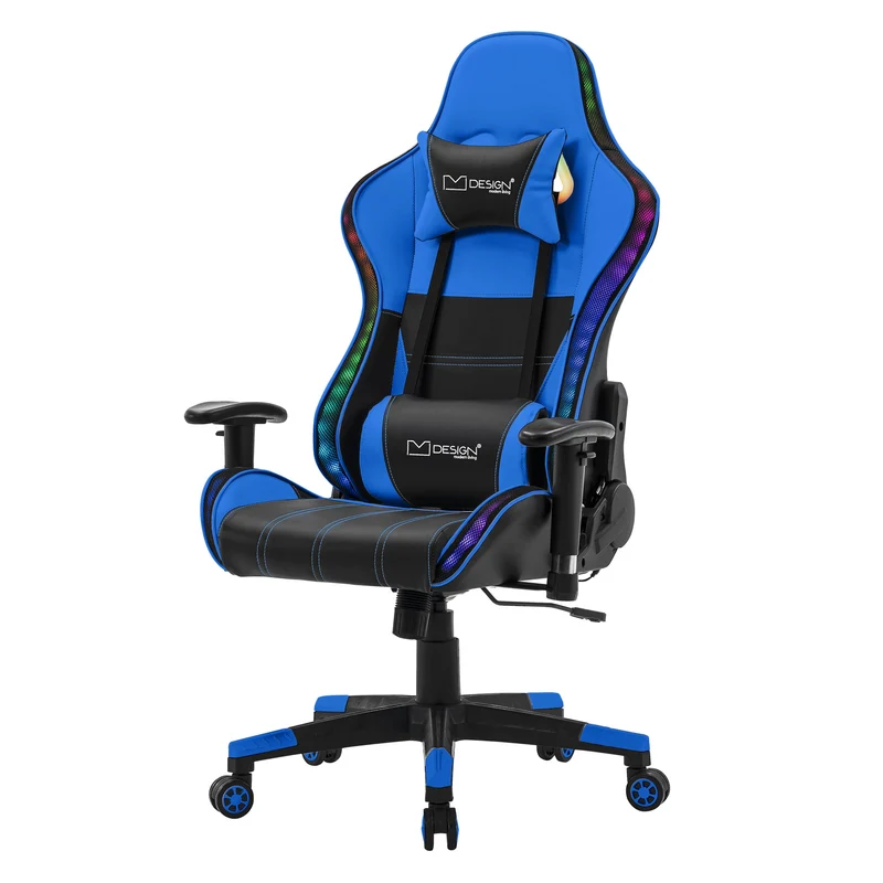 Gaming Stuhl PVC-Leder RGB