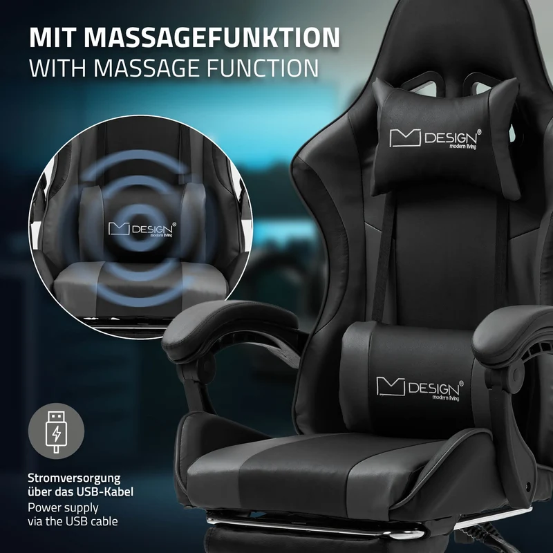 Gaming Stuhl PU-Leder