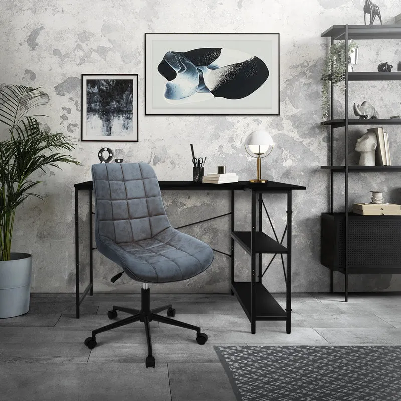 Drehstuhl Kunstleder Rollen - Bürostuhl
