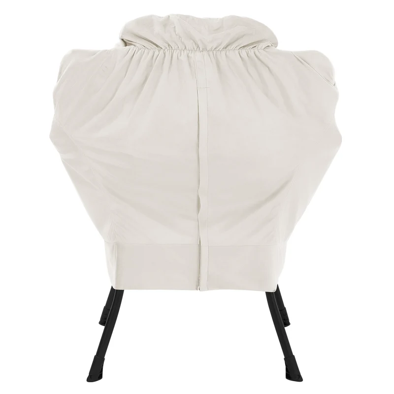 Relaxsessel Loungesessel mit Armlehnen und dickem Kopfkissen und Metallgestell bis 120 kg ML-Design