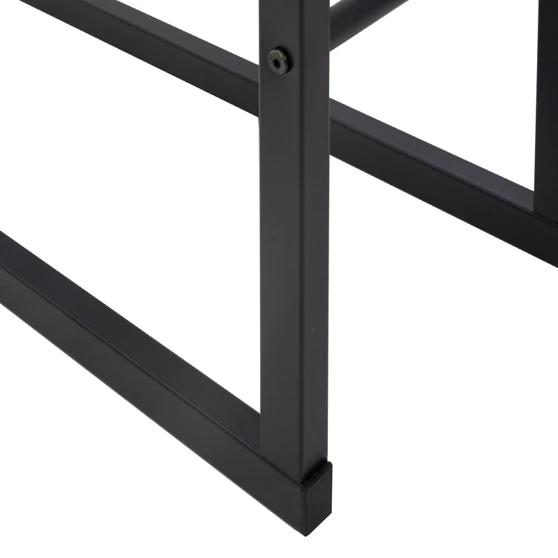 Kaminholzregal Brennholzregal rechteckig aus Stahl ML-Design