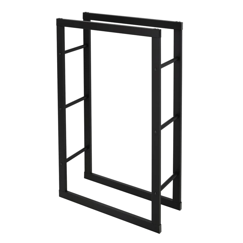 Kaminholzregal Brennholzregal rechteckig aus Stahl ML-Design