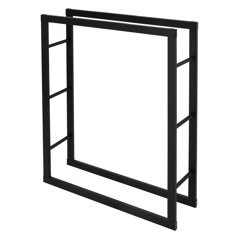 Kaminholzregal Brennholzregal rechteckig aus Stahl ML-Design