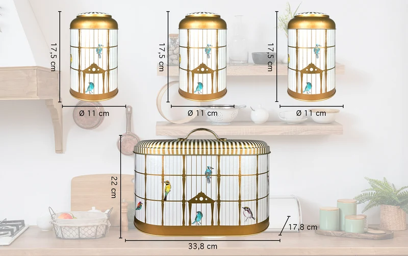 Contenitori Cucina Set 4 Pezzi Il Gruppone