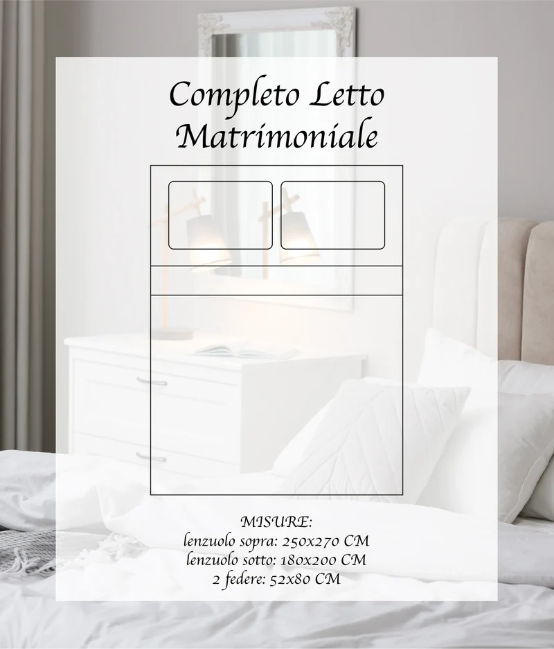 Completo Lenzuola Matrimoniale in Cotone Percalle Tinta Unita con Federe a Balza Contrasto Il Gruppone